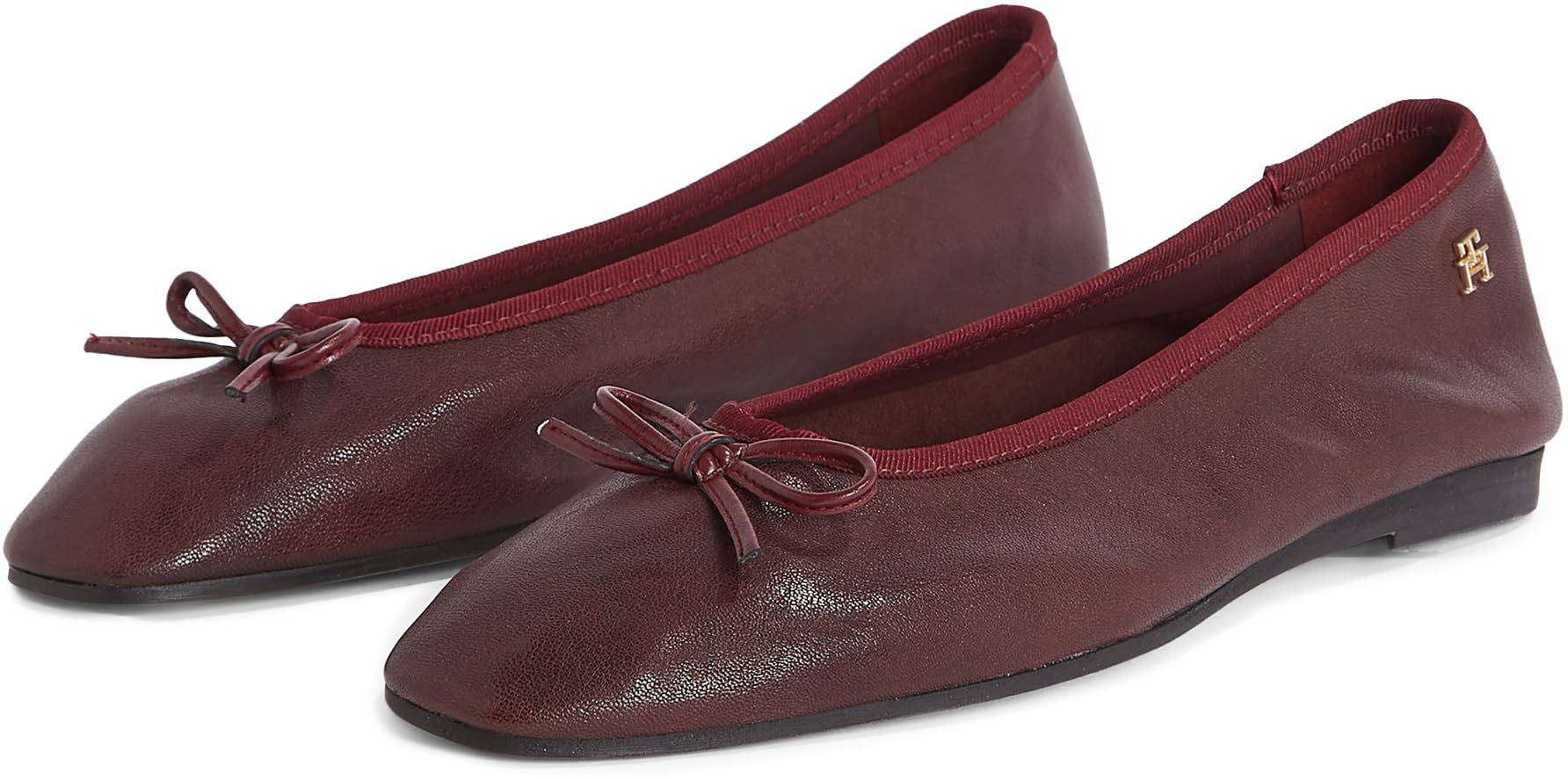 Tommy Hilfiger Donna Ballerine Soft Leather con Fiocco