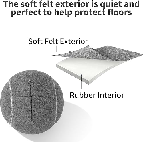 Miniatura 3 de PreCut Walker - Pelotas de tenis deslizantes para patas de andador, 6 unidades, pelotas universales precortadas  Cubiertas antideslizantes de