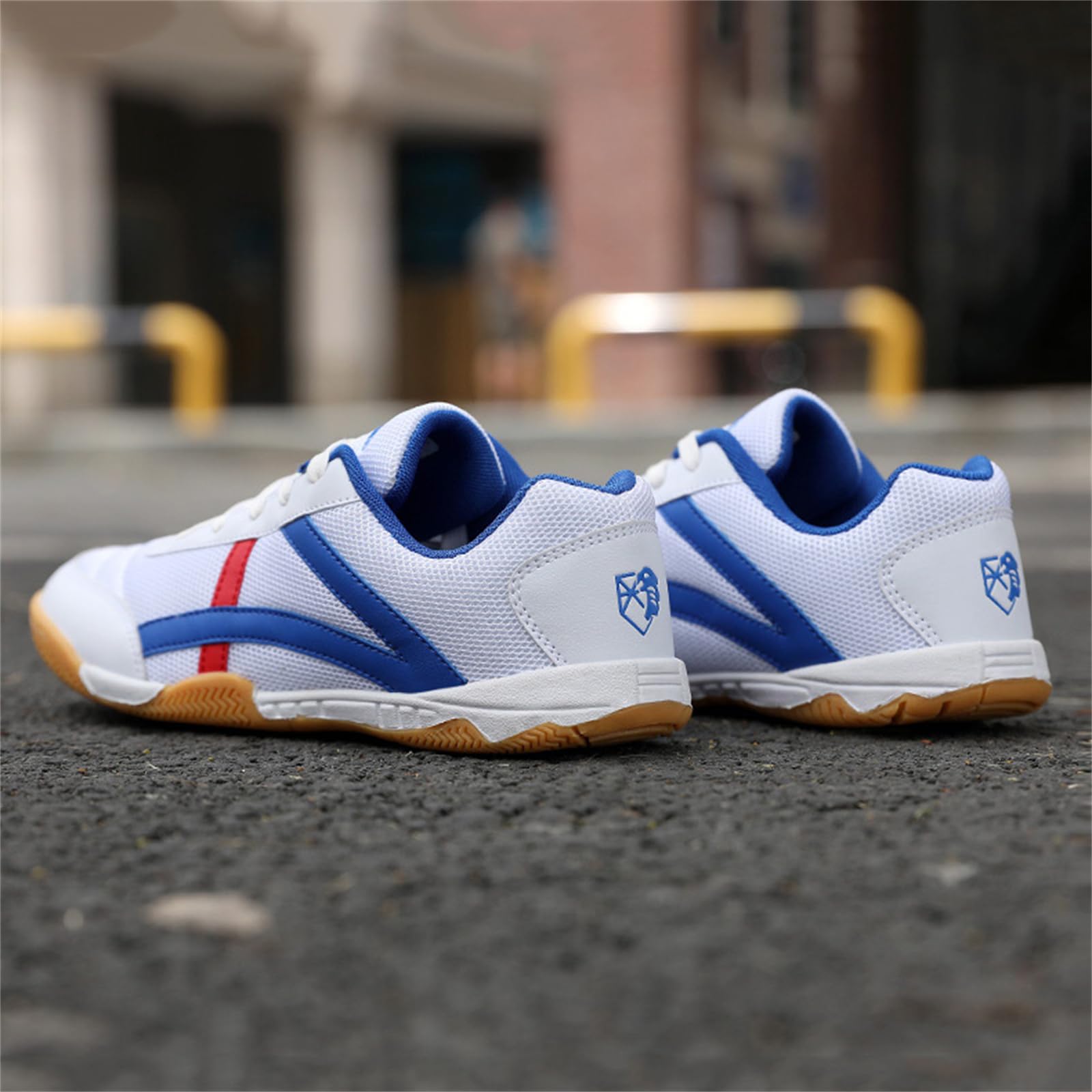 Zapatillas De Tenis De Mesa para Hombre Y Mujer Transpirables para Cancha Interior Suela Suave Y Ligeras para Pickleball