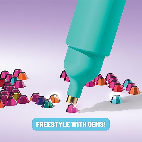 Miniatura 6 de Claire's Juego de decoración de botellas de agua, kit de pintura de diamantes para bricolaje, botella sin BPA de 24 onzas, más de 990 gemas,