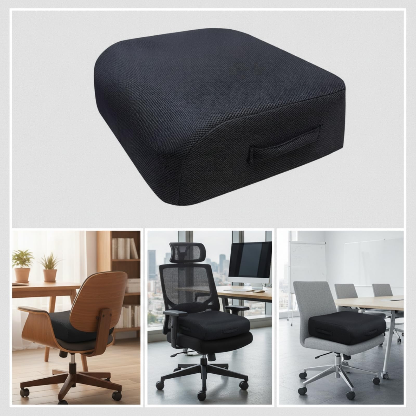 Cuscino con Maniglia Leggero Antiscivolo, Cuscino Ergonomico con Maniglia, Rialzato, per Casa
