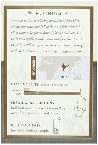Miniatura 2 de Choice Organic, Descafeinado Earl Grey, 16 ct