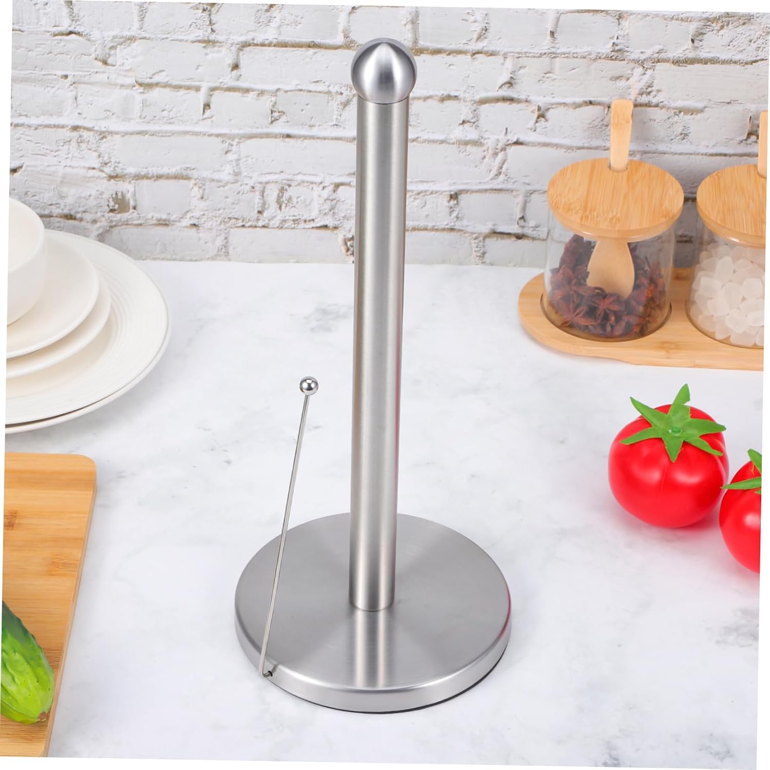 Zerodeko Stainless Steel Kitchen Towel Holder Paper Towel Roll Dispenser Easy Assembly