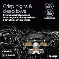 Vista 5 de PIONEER TS-A30S4 Subwoofer de Componentes de 12”, Potencia Máxima de 1400 Vatios