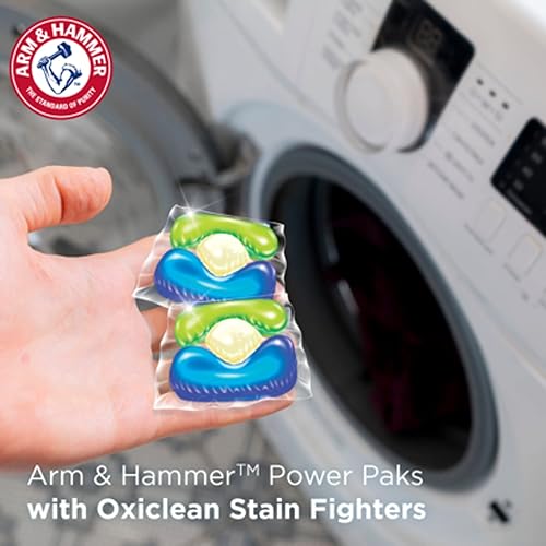 Miniatura 7 de ARM & HAMMER Plus OxiClean - Paquete de detergente líquido 5 en 1, alta eficiencia (HE), 42 unidades (paquete de 4)