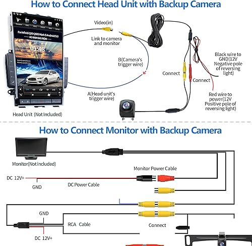 Miniatura 4 de Cámara de retrocesocámara frontal HD de 210 con visión nocturna impermeable IP69K, estilo OEM de metal gran angular para automóvil, camión, SUV, RV,