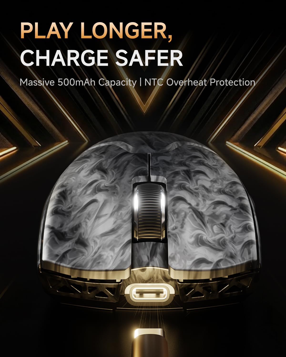 Amazon.in: Buy EWEADN Z7 Carbon Fiber Shell Wireless Gaming Mouse