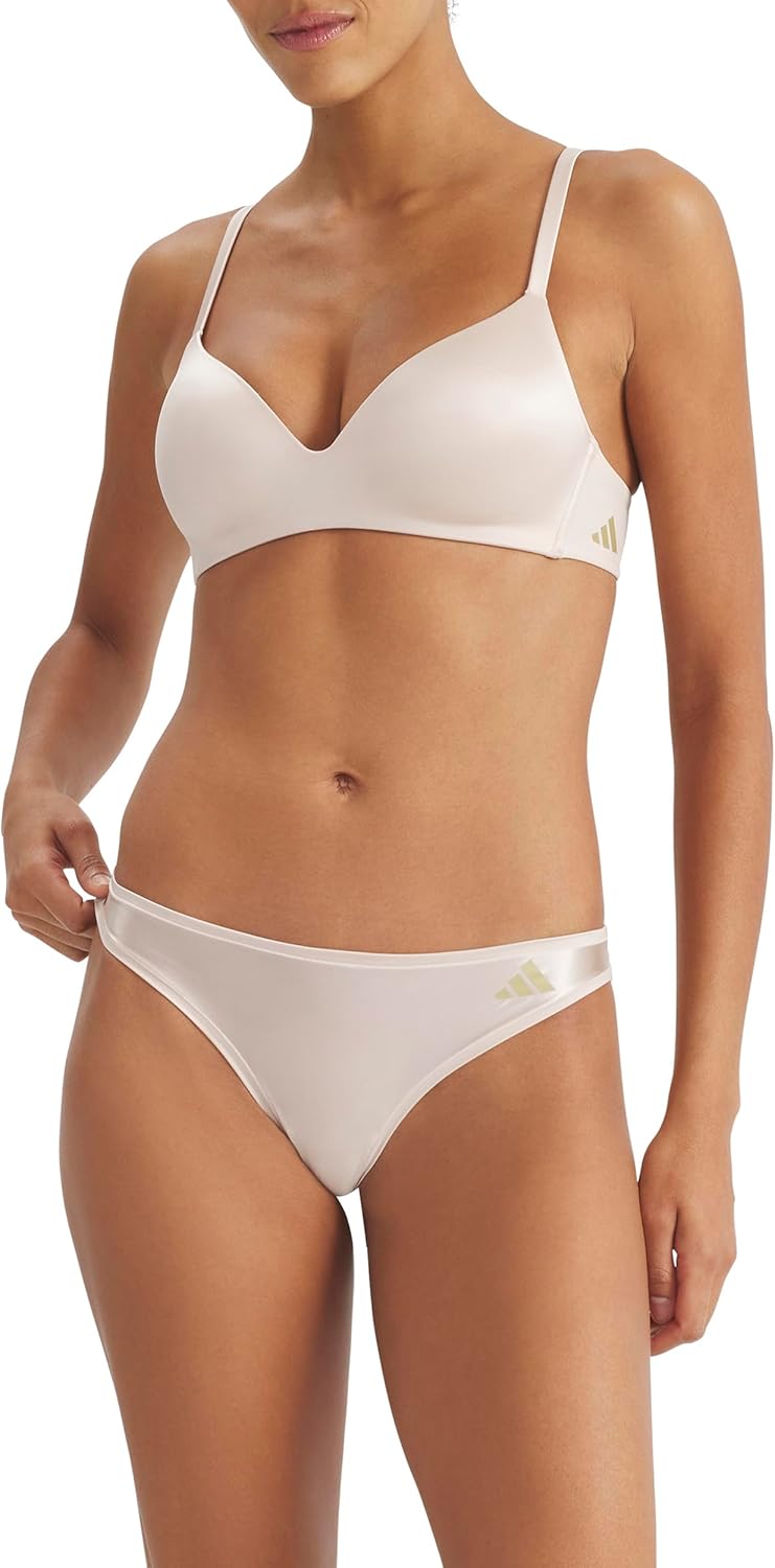 adidas Women's Active Micro Contour Wireless Plunge Bra