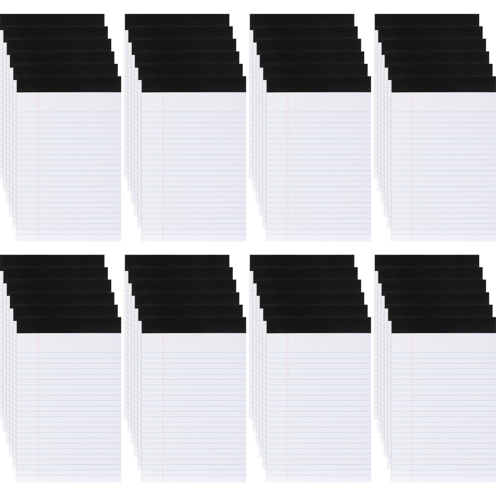 Photo 1 of 48 Pcs Legal Pads Bulk 5''x8'' Lined Ruled Writing Notepads Recycled Paper Writing Note Pad 50 Sheets Single Sided Printed for Student Classroom School Office (11/32'' Line Spacing)