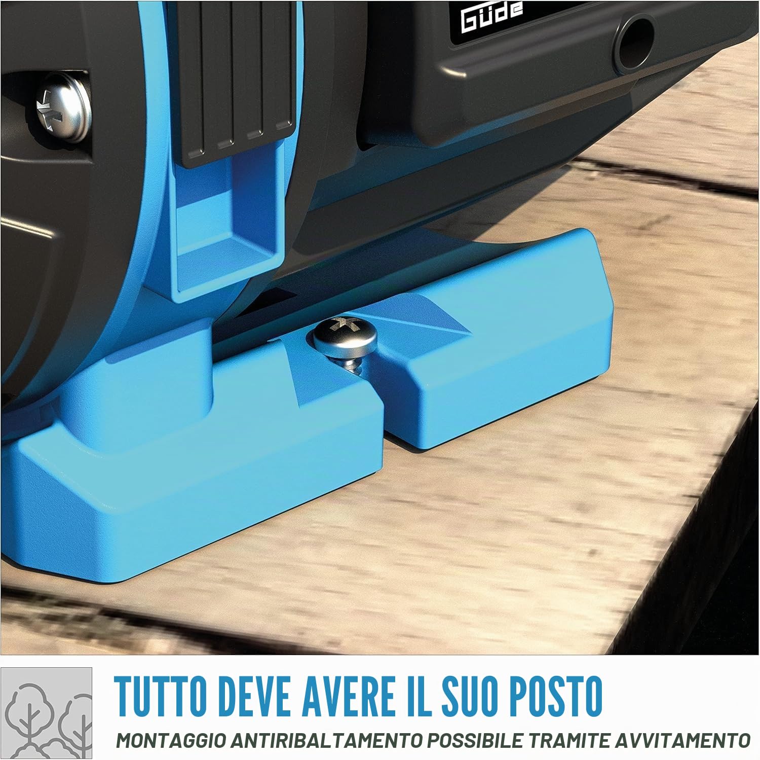 Güde Pompa da giardino GP 6035 (600 W, portata massima 3200 l/h, altezza di aspirazione fino a 7 m, filettatura di collegamento 1" IG, pompa a getto per irrigazione giardino)