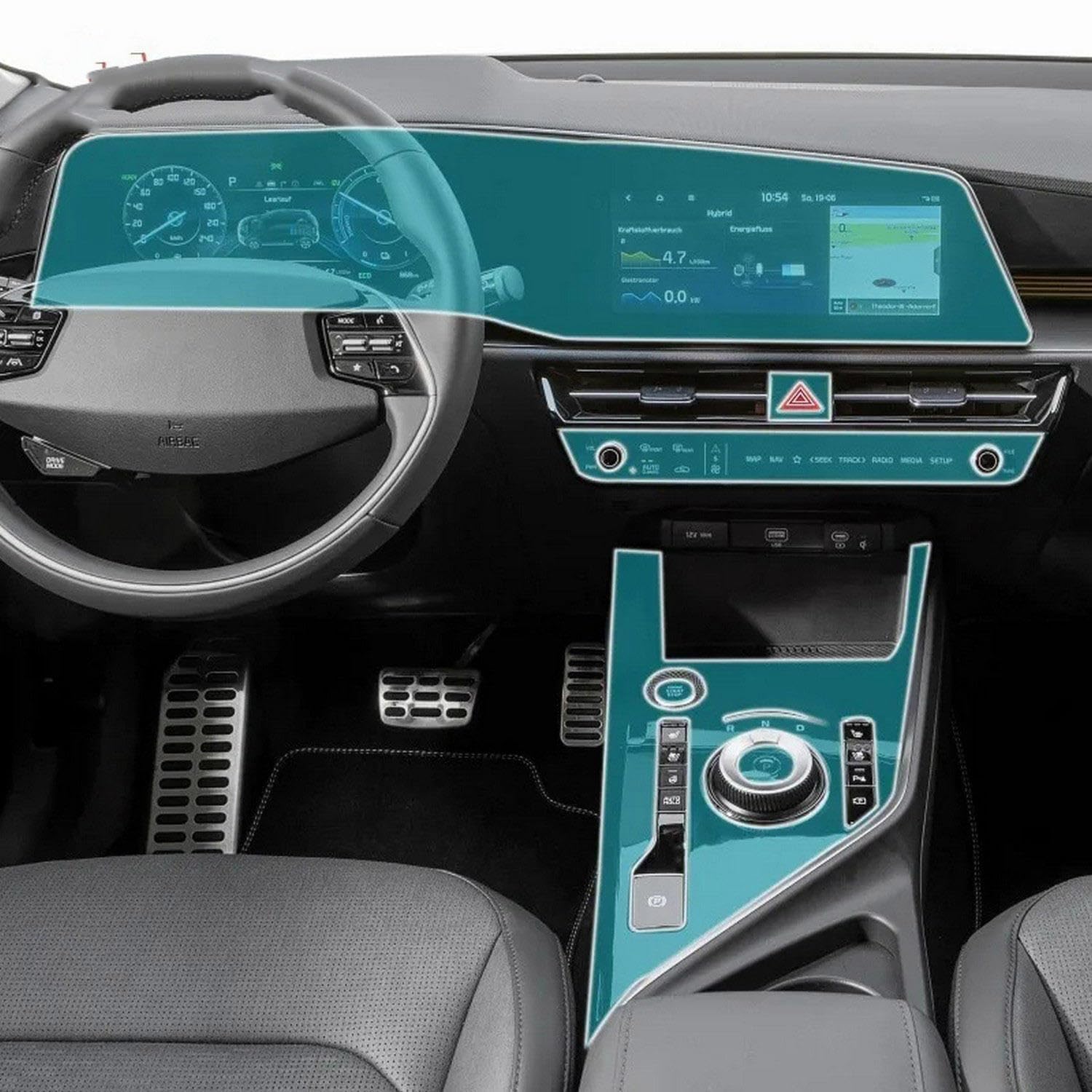 Film protection GPS KIA NIRO SG2 transparent anti-rayures haute résistance en TPU