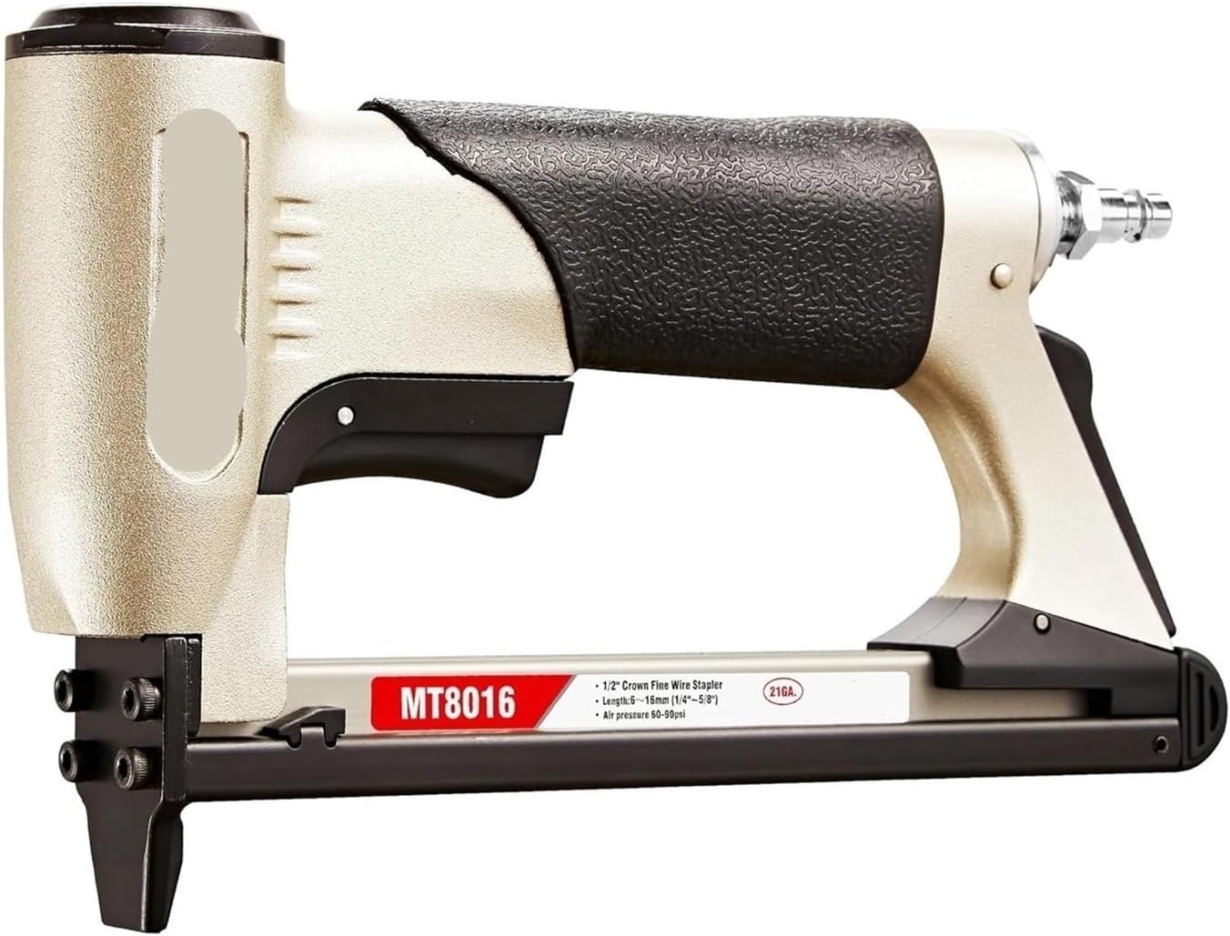 finish nailer, 8016 21 Gauge Pneumatic Upholstery Staple Gun 1/2-Inch Air Power Fine Wire Staple Gun, 1/4-Inch To 5/8-Inch Leg Length 80 Serie,nail gun for trim