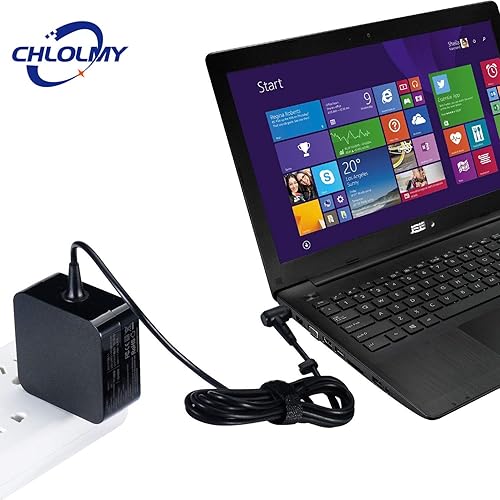 Miniatura 3 de Cargador adaptador de CA de 33 W 1.75A 19V compatible con Asus Vivobook X200MA X200M X200CA X200C X200 X202E X202 X201E X201 Q200E Q200 S200E S200