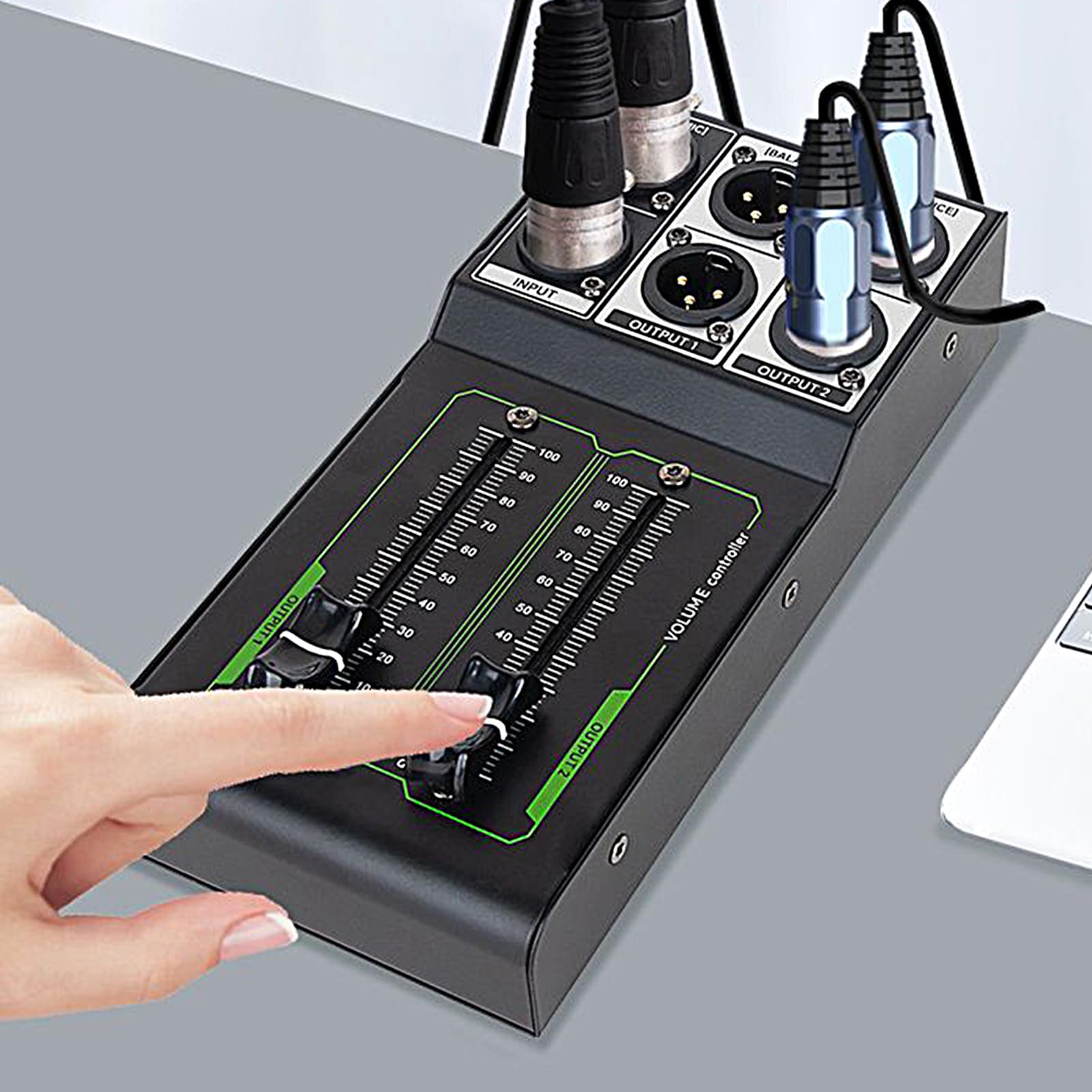 Controllo del volume dello studio, controller monitor Studio Controller di | Regolazione senza perdita, controllo audio preciso per Stereo Studio e Home Audio S