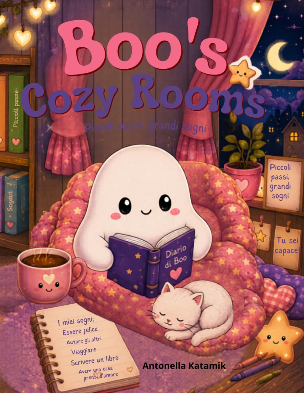 Boo'S Cozy Room: Coloring Book (Cozy Boo Studio)