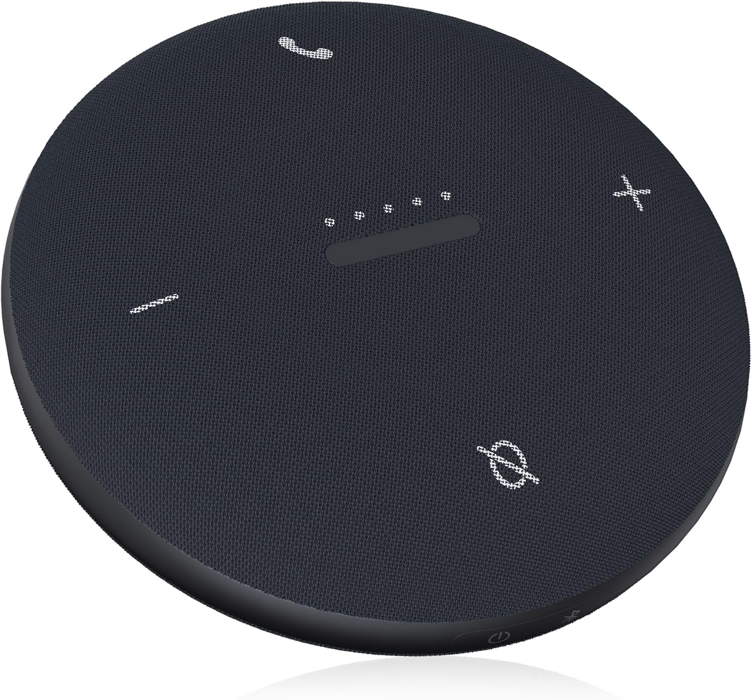 Bluetooth Speakerphone, Conference Speakerphone with 4 Mics 360° Voice Pickup, NFC, USB C, Bluetooth Portable Speakerphone for Office, Meeting Room, Compatible with Zoom, Team, Skype Bluetooth Speakerphone, Conference Speakerphone with 4 Mics 360° Voice Pickup, NFC, USB C, Bluetooth Portable Speakerphone for Office, Meeting Room, Compatible with Zoom, Team, Skype