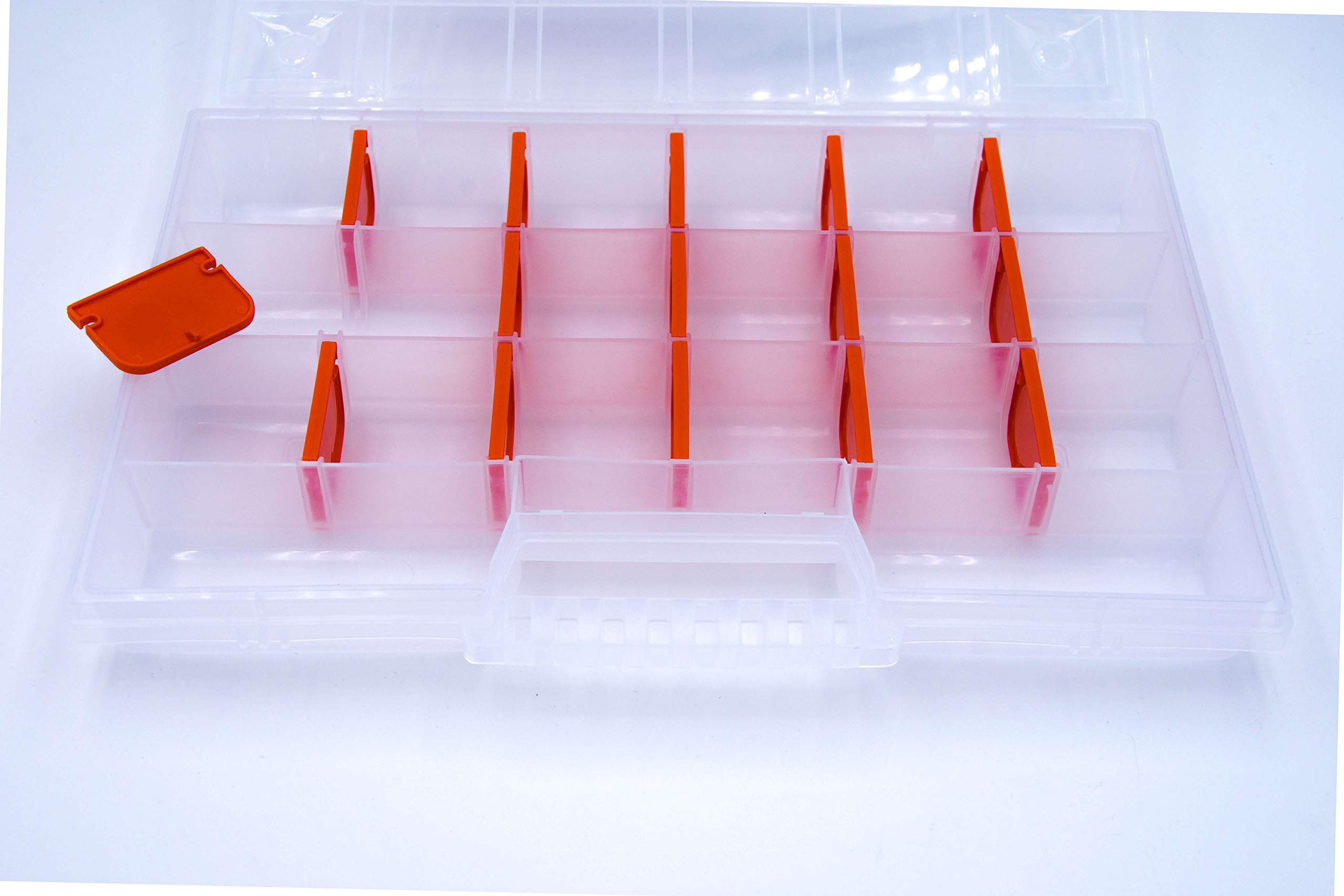 10er Set Sortimentskasten Kunststoff Aufbewahrungsbox NORT12 transparent & stapelbar