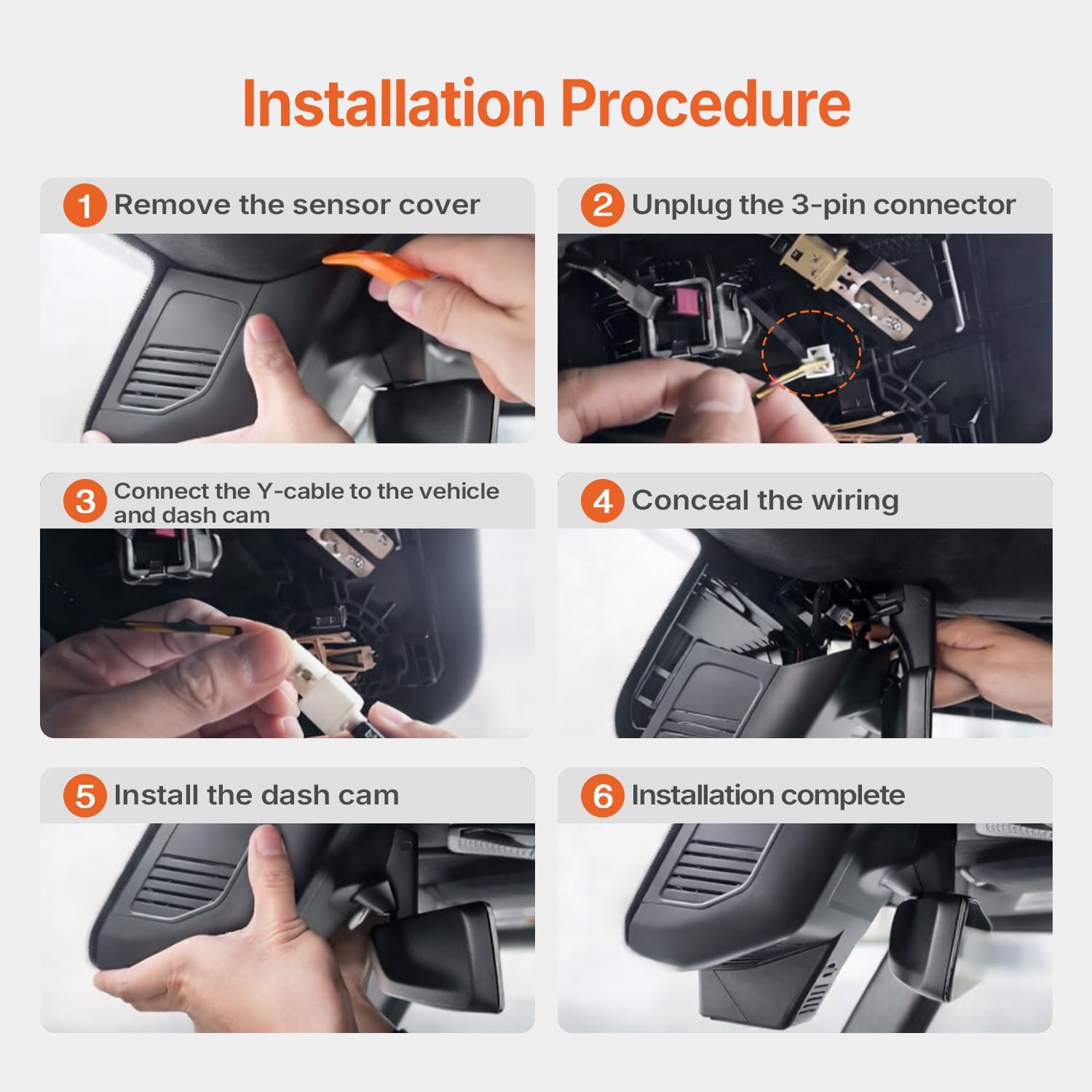 Dash Cam for 2019-2024 Mercedes-Benz G-Class G550 W463, 4K Dash Camera with OEM-Style, No Visible Wires, Breeze Installation, HDR, WiFi & App, Parking Mode, Plug and Play, 64GB Card