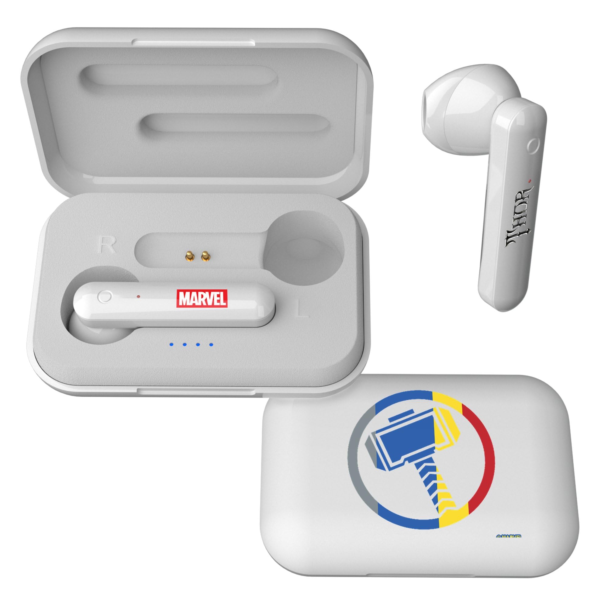 Keyscaper Thor Sigil Earbuds in charging case