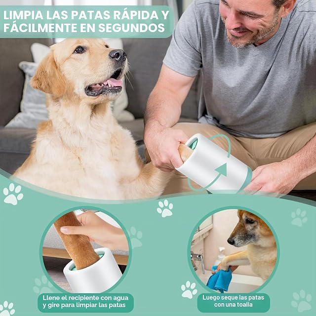 Foto 3 de 7 de Royouzi Limpia pata de perro limpiador Extraíble
