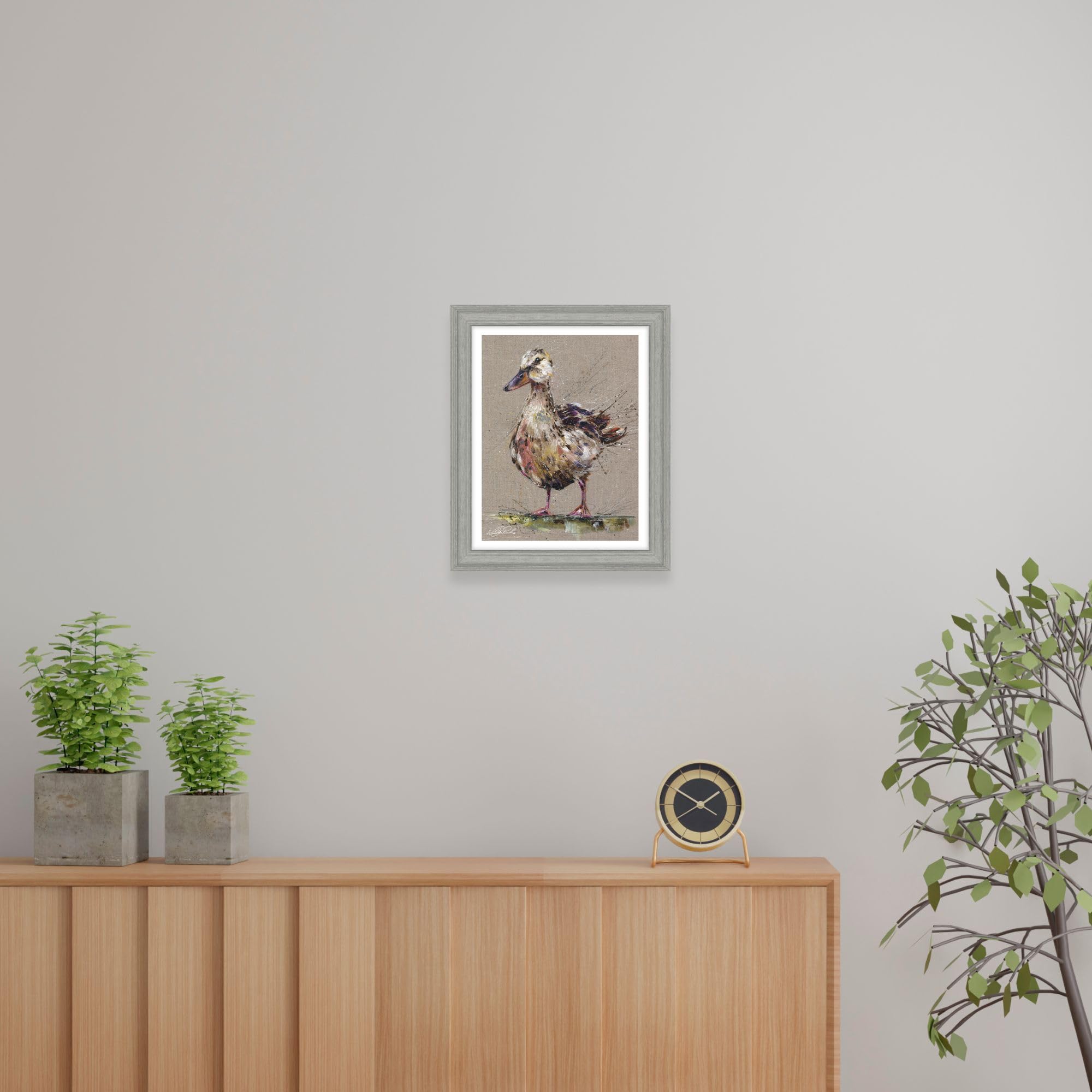 Artko Mallard Duck Framed Print Wall Art, Animal Themed Home Decor, Nicola Jane Rowles Artwork - Image 2