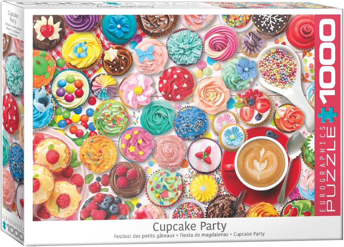 Eurographics Cupcake Party 1000 Piece Puzzle for Adults