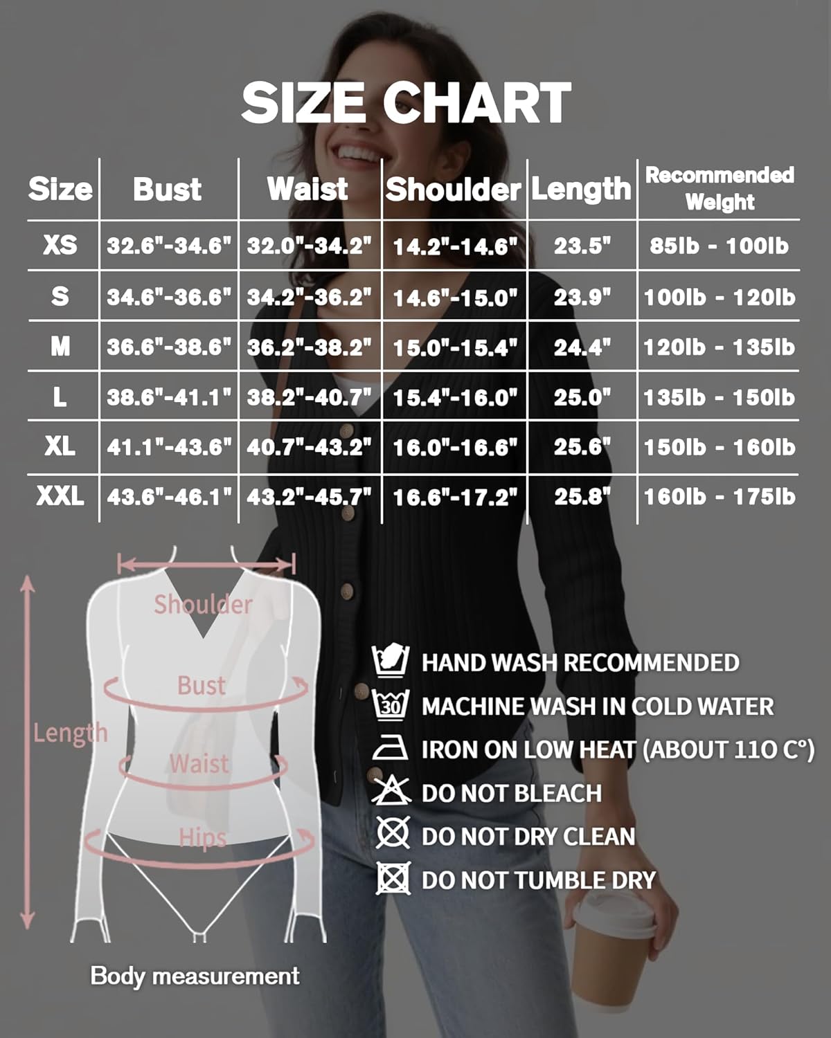 MANGOPOP Women's Lightweight Cardigan V Neck Long Sleeve Cardigan Sweaters Fall Fashion 2025 - Image 6