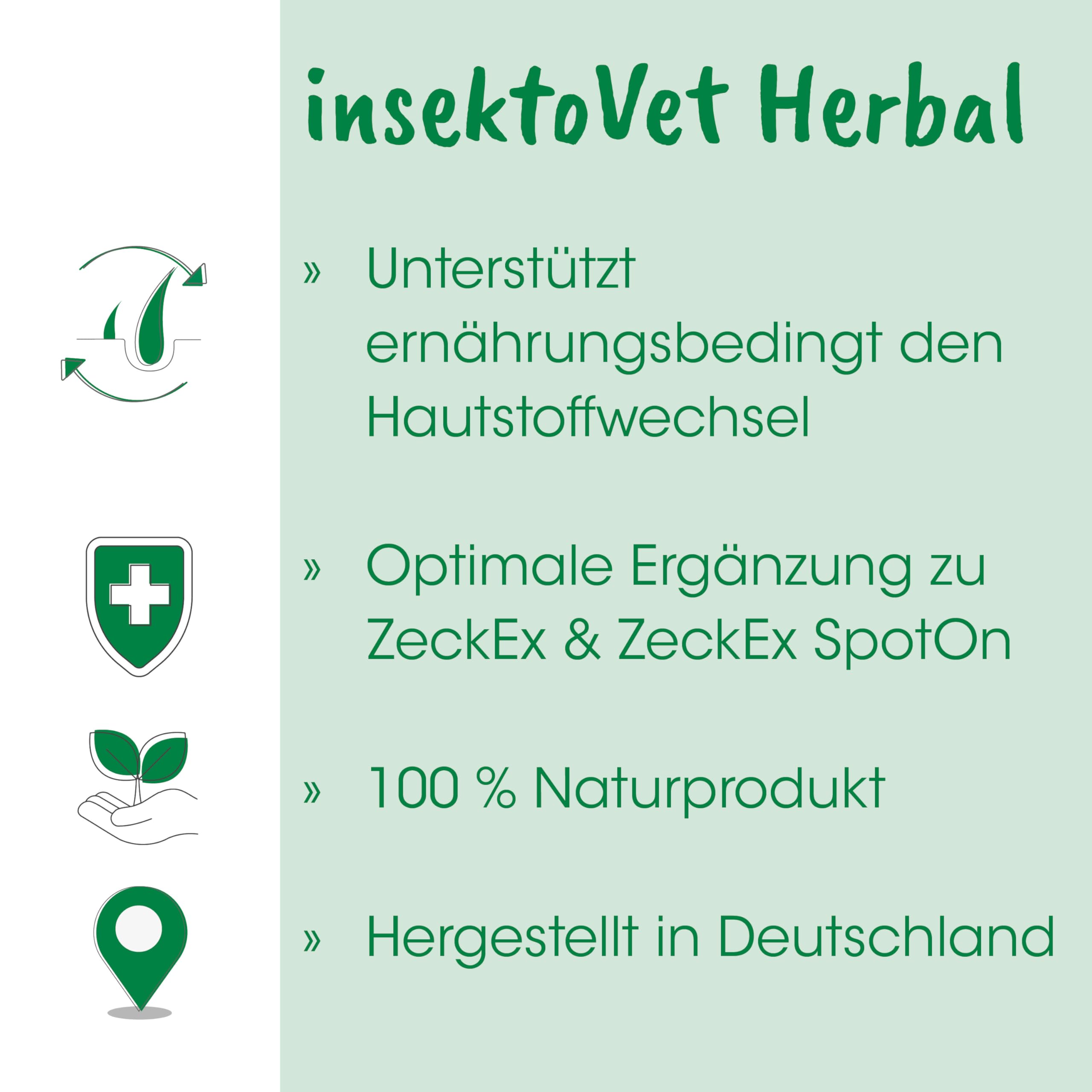 cdVet Naturprodukte InsektoVet herbal 1,8 kg - Hund - unterstützen ernährungsbedingt den Hautstoffwechsel - positive Entwicklung des Hautmilieus -