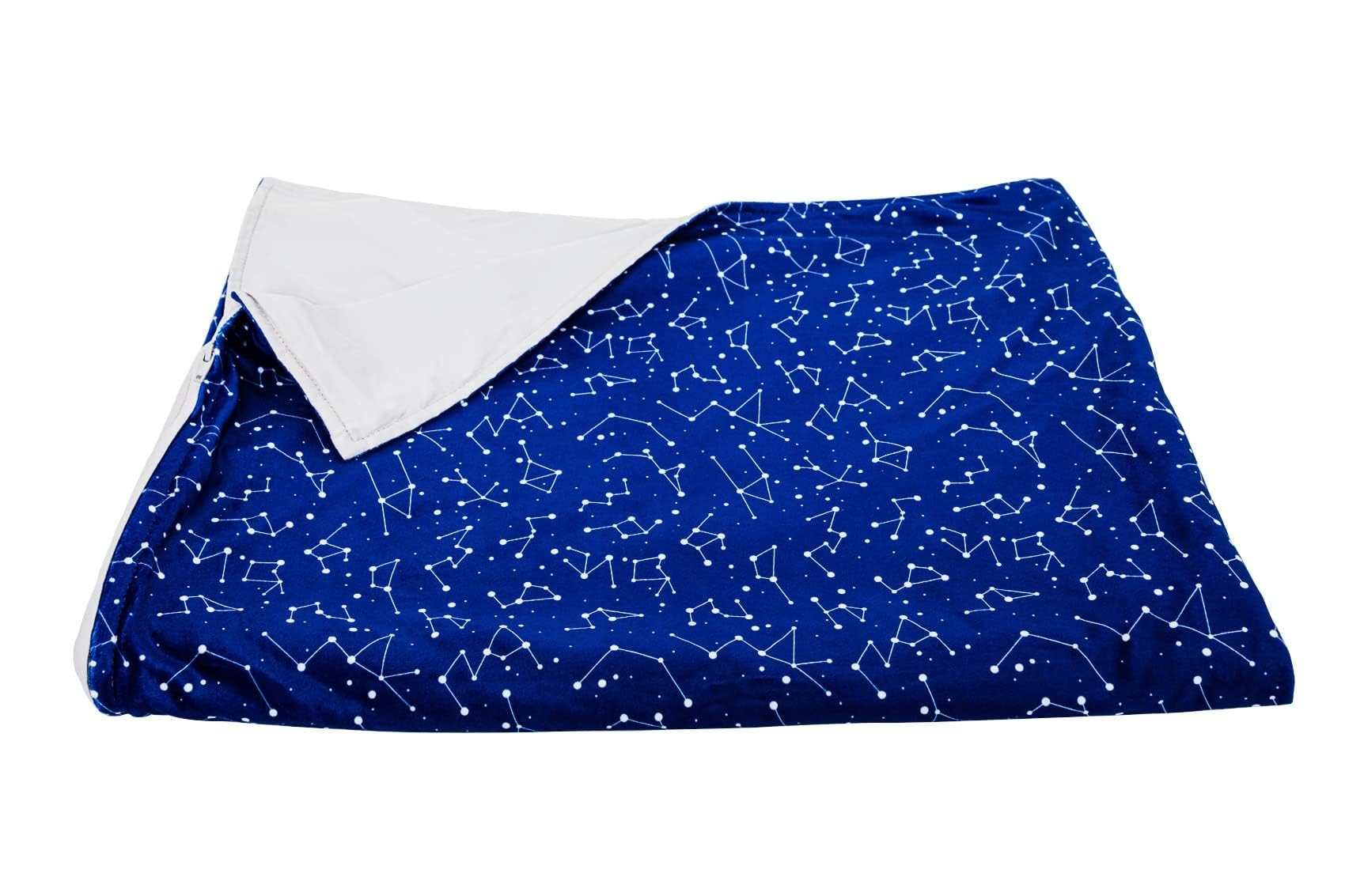 SC Simply Cosy funda algodón azul, diseño constelaciones 200 x 200 cm