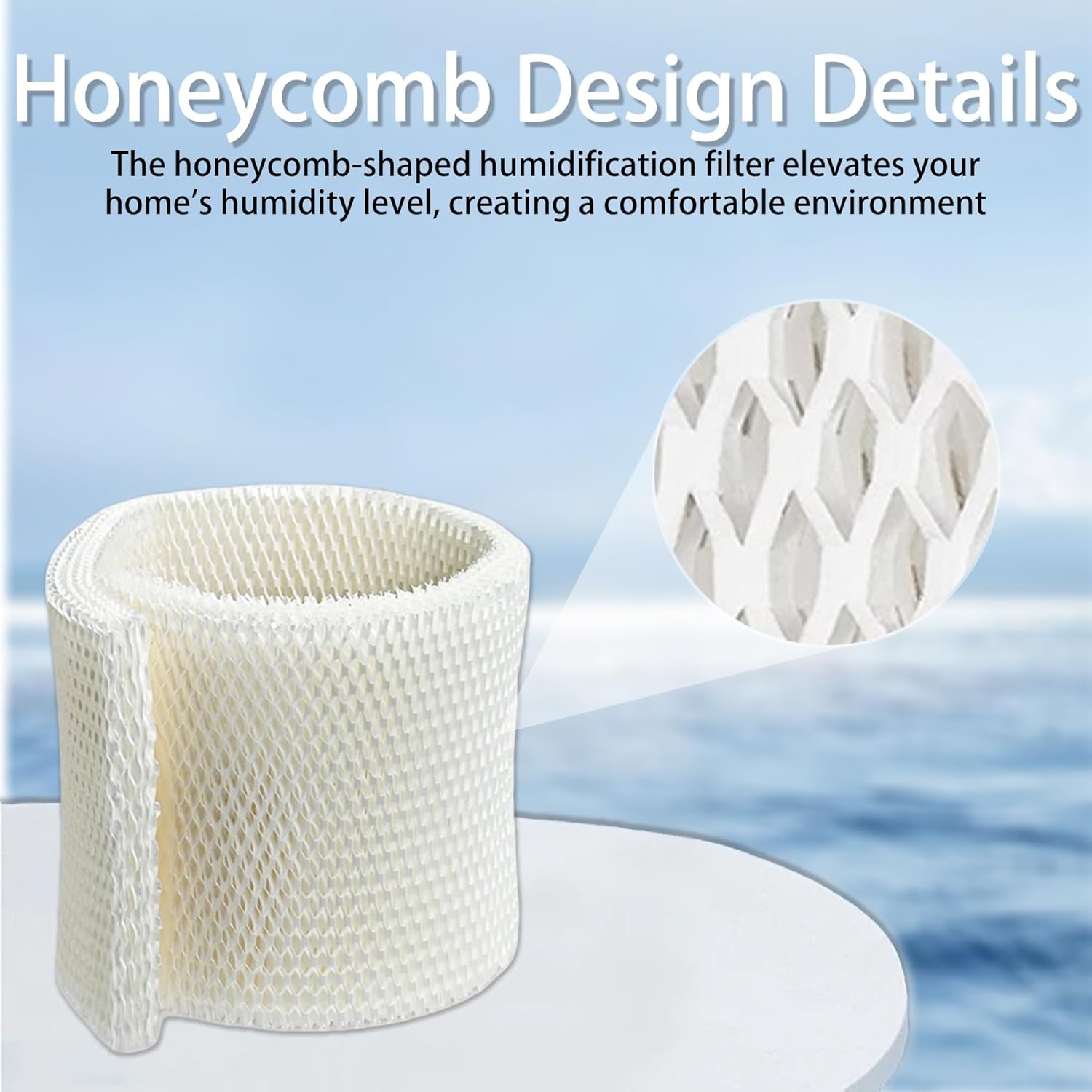 2 Pack MAF1 Humidifier Wick Filters | Compatible with Aircare MiostAIR Esscik-Air MA1200 & MA1201& MA0950, for Kenmore 14906 & 15412 & 29982 Humidifiers | Replacement Parts MAF1