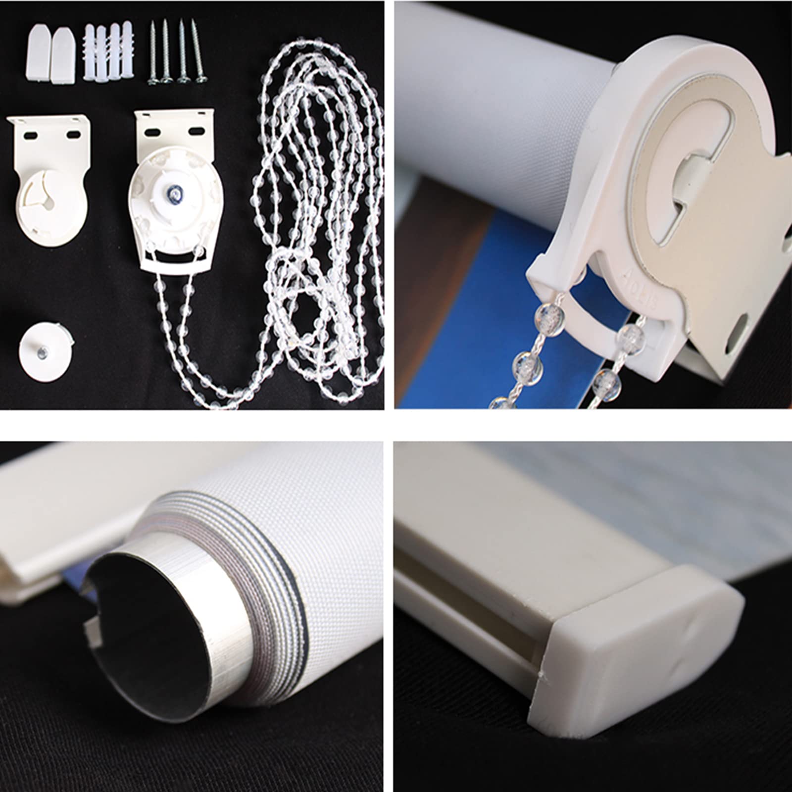 Store enrouleur occultant, isolation thermique, facile à installer, idéal pour salle de bain, salon, cuisine et bureau