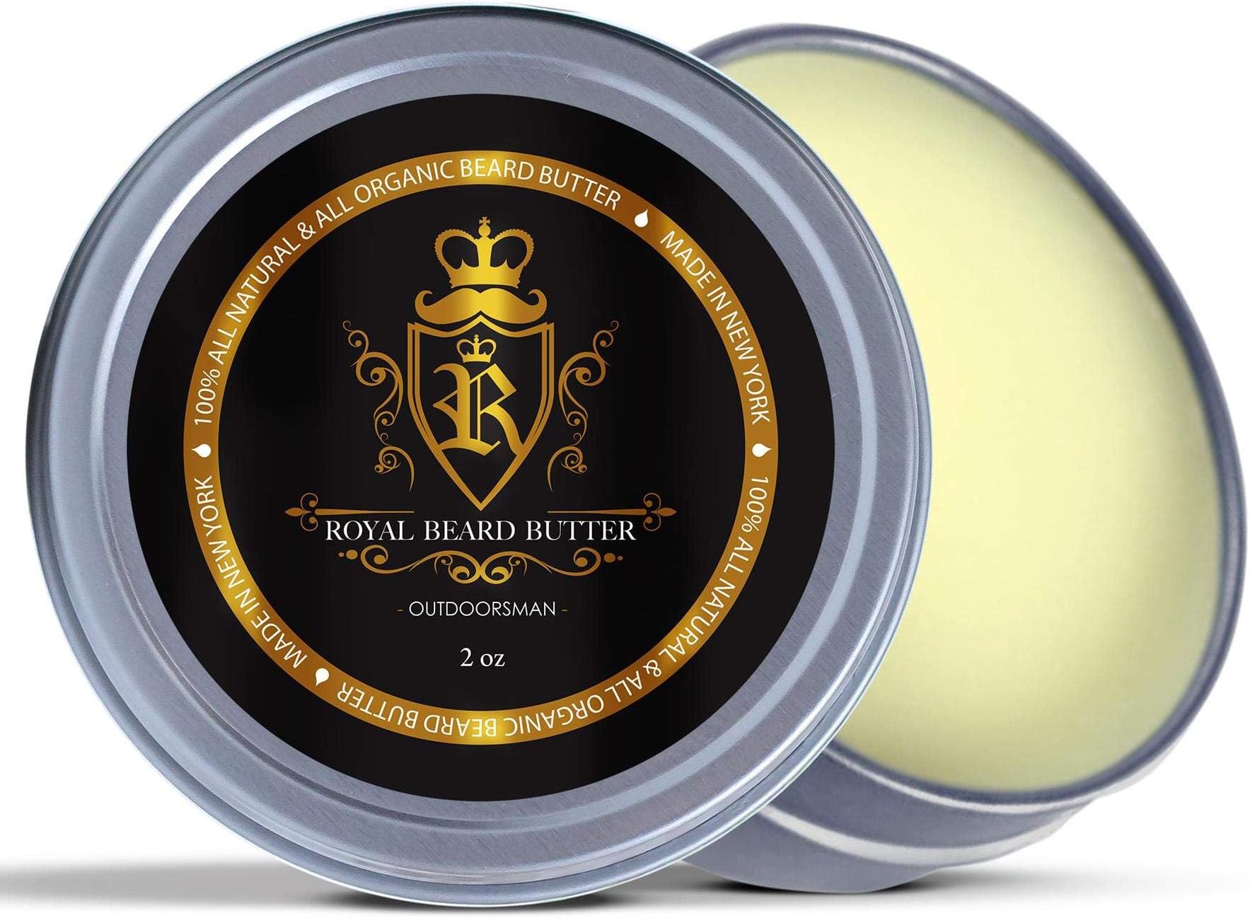 Beard Butter Conditioner Beard Balm - Incredible Refreshing Outdoors Pine Scent With Premium All Natural and Organic Ingredients Beard Softner