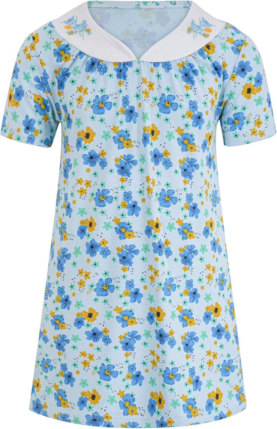 qnprt 100 Days of School Costume 100th Old Lady Costume for Kids Girls Grandma Dress Up - Image 3