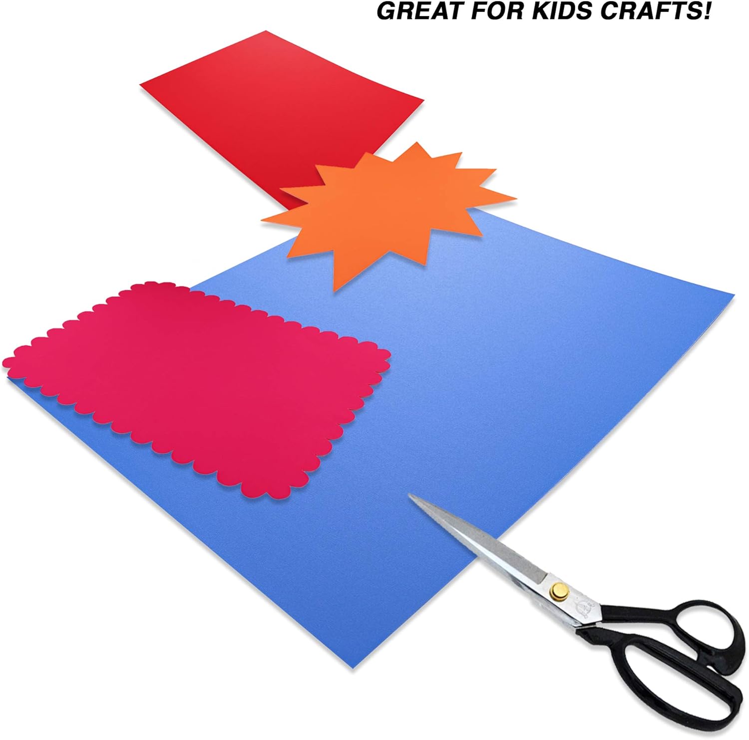 Emraw Poster Board Sturdy Office Multicolor Blanks Sheets Sign Scrapbooking Blank Graphic Display Board Durable for Arts and Crafts Projects Blank Board 5 per Pack (Pack of 2) : Office Products