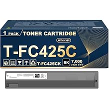 T-FC425U Toner Cartridges Compatible for Toshiba T-FC425UK Black Cartridge with Chip Use for Toshiba E-Studio FC-2020AC 2520AC 2525AC 3025AC 3525ACG Printers