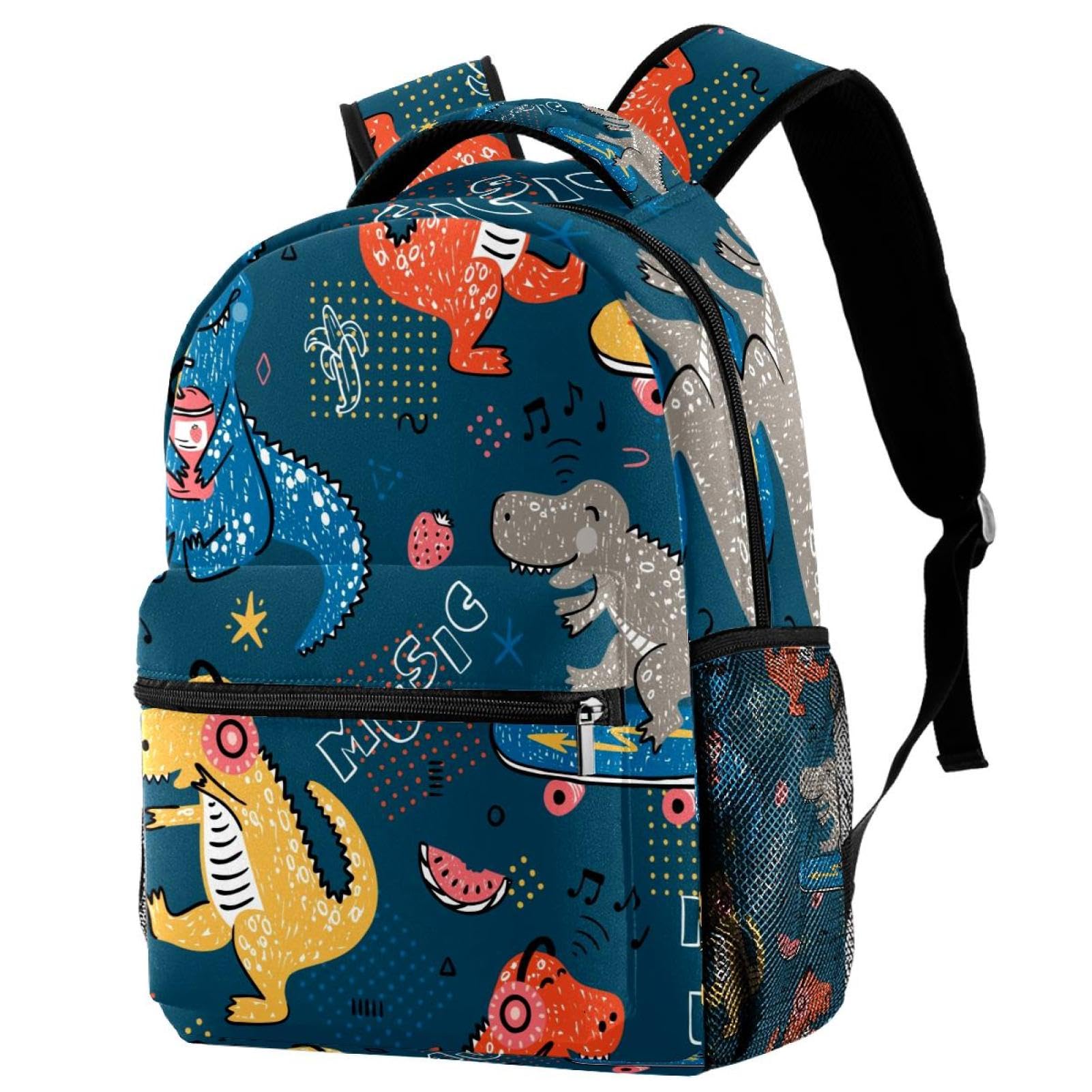 Sac à dos d'école multicolore ados pour voyage décontracté - 7