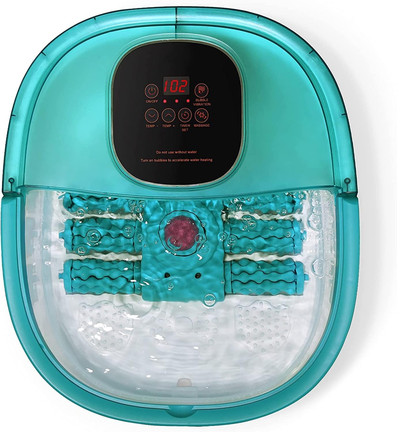Foot Spa Bath Massager with Heating Function, 6 Automatic
