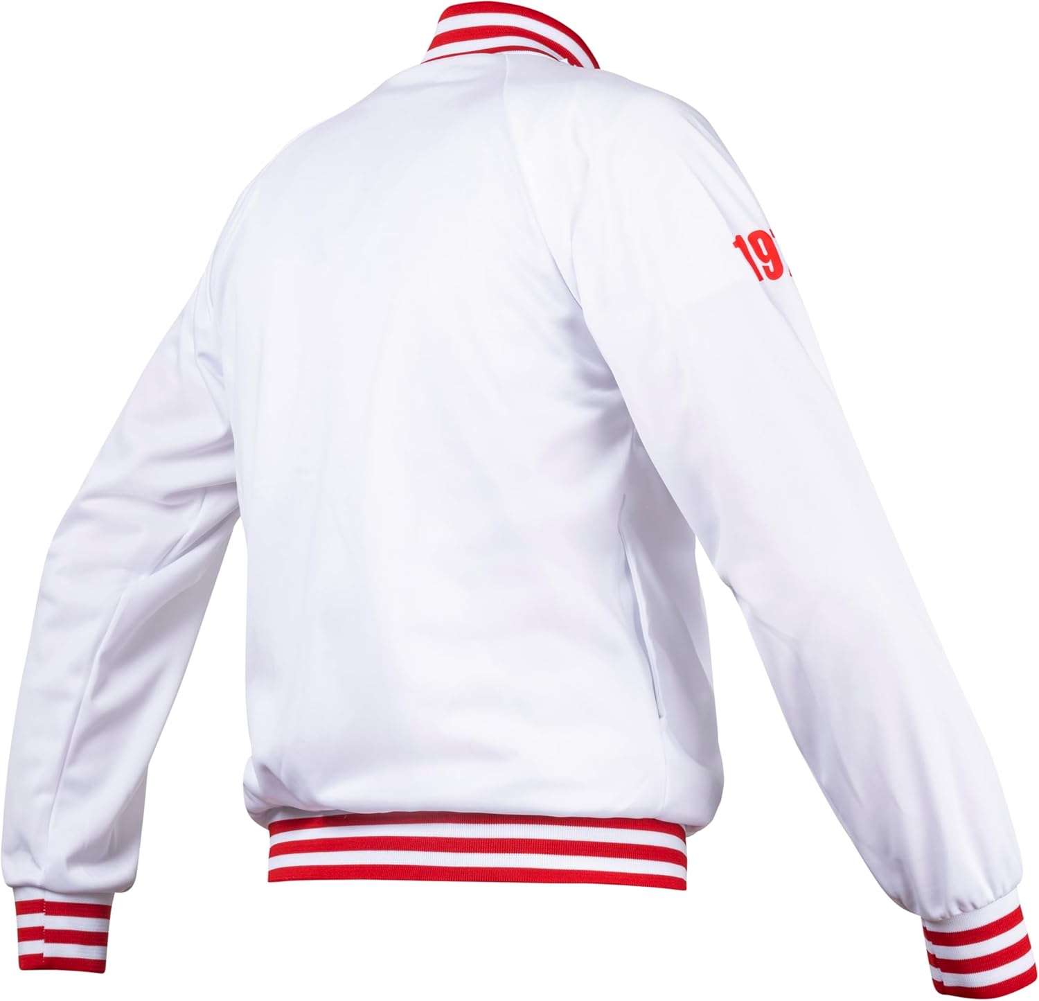 JL Kippha's Nationalist Peru White 1970 Football Sport Jacket Jumper zipped Retro Vintage
