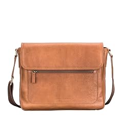 Maxwell Scott - Mens Luxury Leather Messenger Shoulder Bag with Strong Adjustable Seat Belt Strap - The Livorno