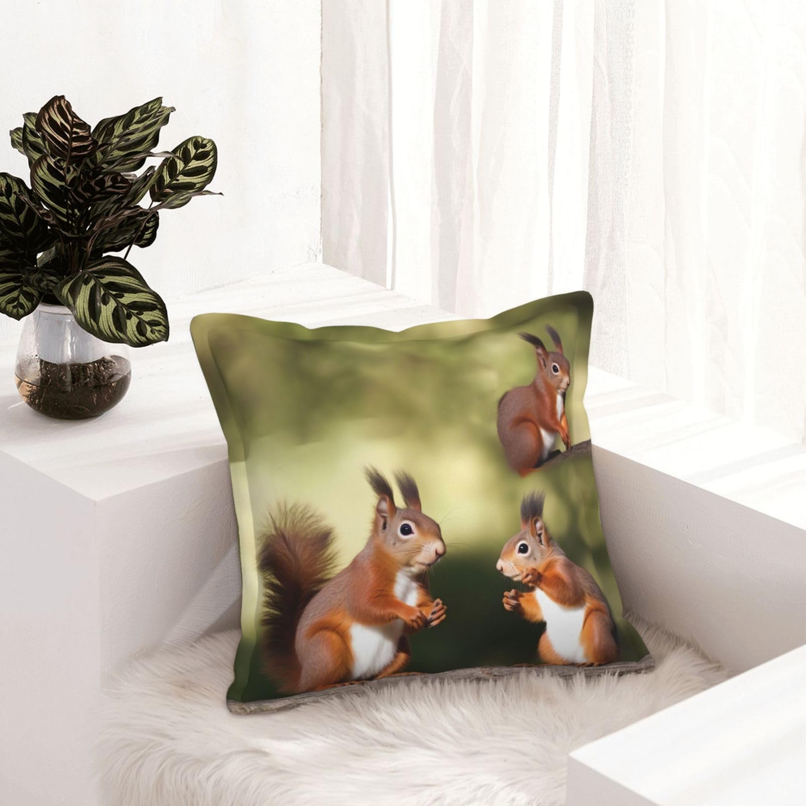 Housses de coussin 40,6x40,6 cm similicuir rustique moderne