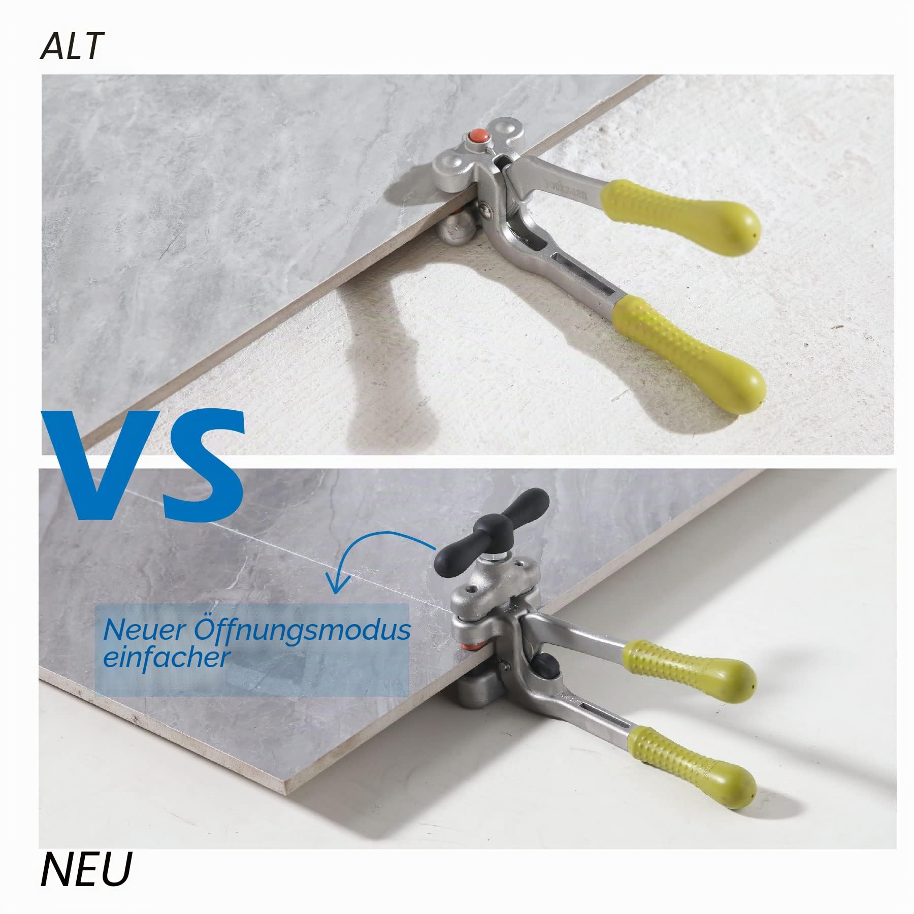 tile cutter manuelle Fliesenschneider Tool Kit mit großen Fliesenschneider (kann 48" schneiden), leistungsstarke Zange, 3Pcs Schneidklingen und 3Pcs Schneidräder