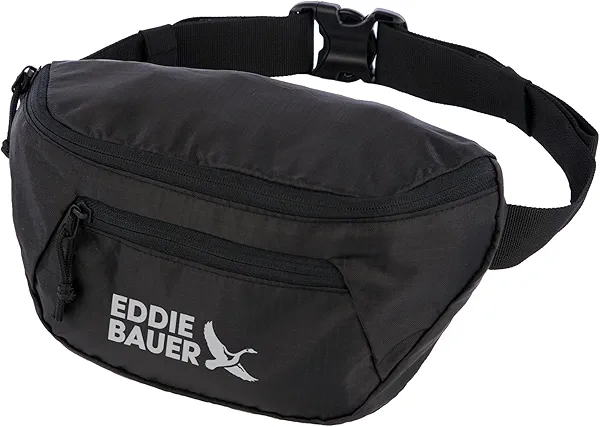 Eddie Bauer Stowaway Packable Waistpack | Sling | Fanny | Travel | Lightweight | Outdoor | Ripstop Polyester