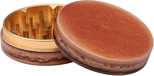 V Syndicate - Molinillo de comedor SharpShred  Molinillo de hierbas de aluminio de 2 piezas con dientes afilados para moler sin esfuerzo y fácil