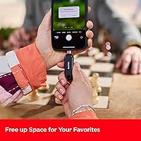 Vista 2 de SanDisk 256GB Phone Drive para Android - La unidad USB 2-en-1 para smartphones, tablets y computadoras - Unidad flash con conectores USB tipo C