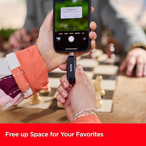 Miniatura 2 de SanDisk Unidad de teléfono de 256 GB para Android, el USB 2 en 1 para teléfonos inteligentes, tabletas y computadoras, unidad de pulgar con