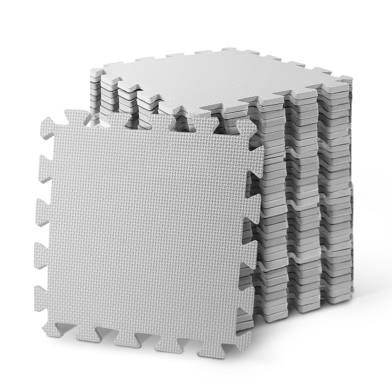 kidoola Foam Baby Play Mat (29x29cm) – Thick & Soft EVA Foam Interlocking Floor Tile Matting for Children – Safe & Comfortable 7mm Thick Play Flooring (36pc) - Grey