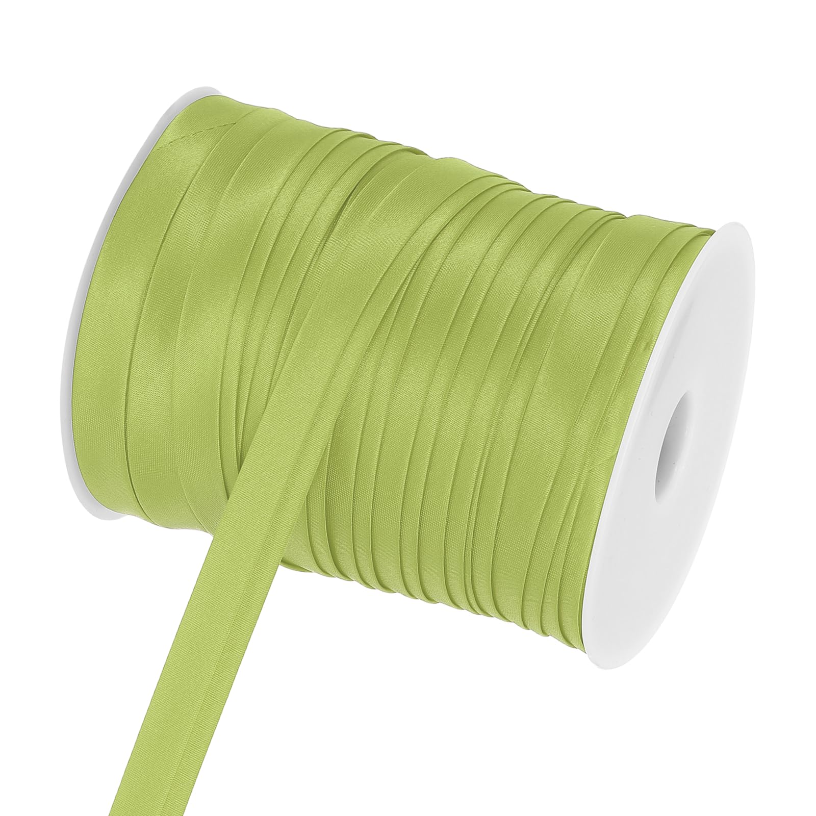 sourcing map Double Fold Bias Tape for Sewing, 3/4 Inch x 55 Yards Satin Bias Binding Tape Continuous Bulk for Quilting Binding Seaming Hemming Fabric Piping DIY Craft, Dusty Green