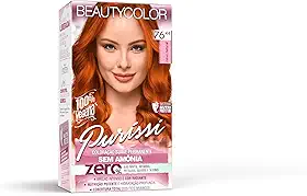 Coloração Kit BEAUTYCOLOR Puríssi Sem Amônia - 76.44 Ruivo Natural