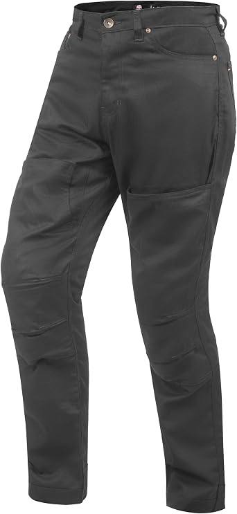 WICKED STOCK Mens Motorcycle Pants-Black Motorcycle Pants-Black Jeans-CE Level 2 Armor- for Motorbike Riding