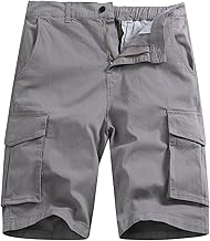 JustSun Cargo Hosen Baumwolle Kurze Hosen Herren
